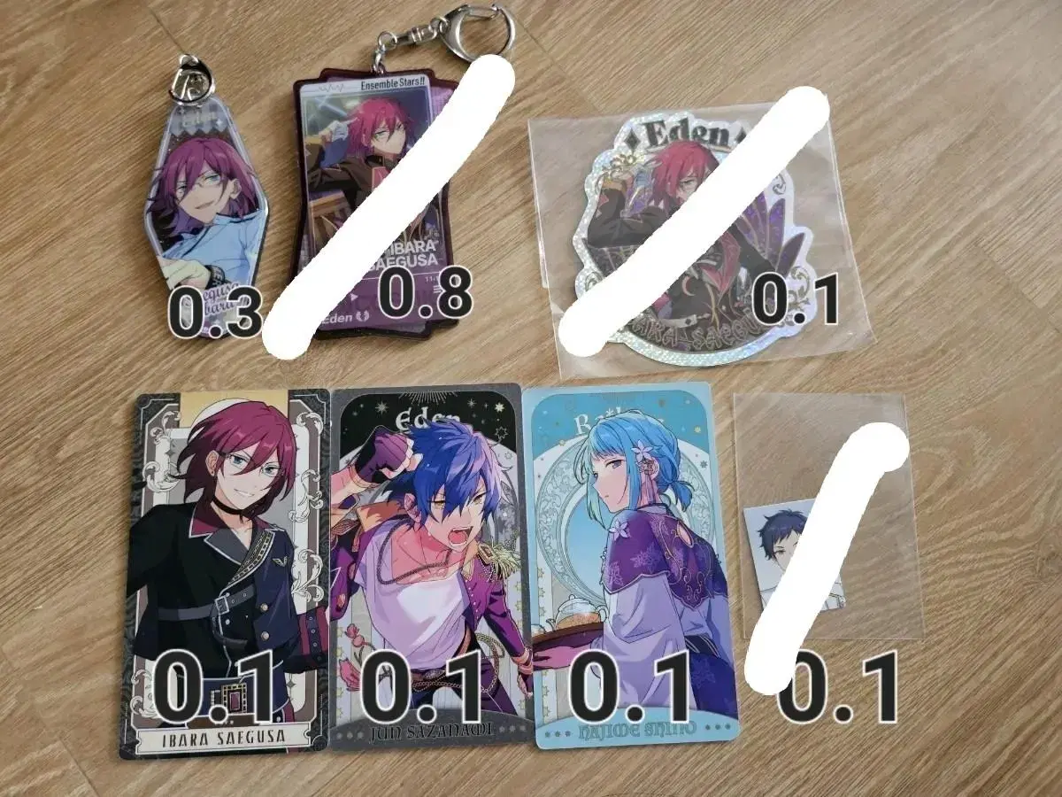 Angsta Saegusa Ibara Ibanan Hotel Keyring Sticker