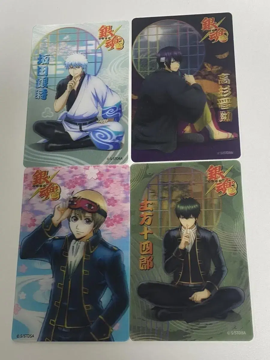 Gintama lenticular hard stickers