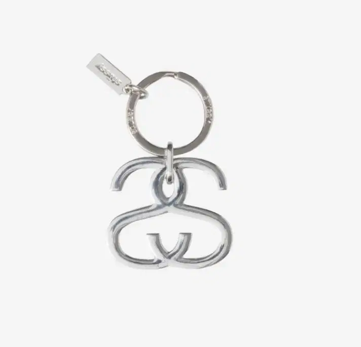 스투시 stussy SS link keychain silver138916