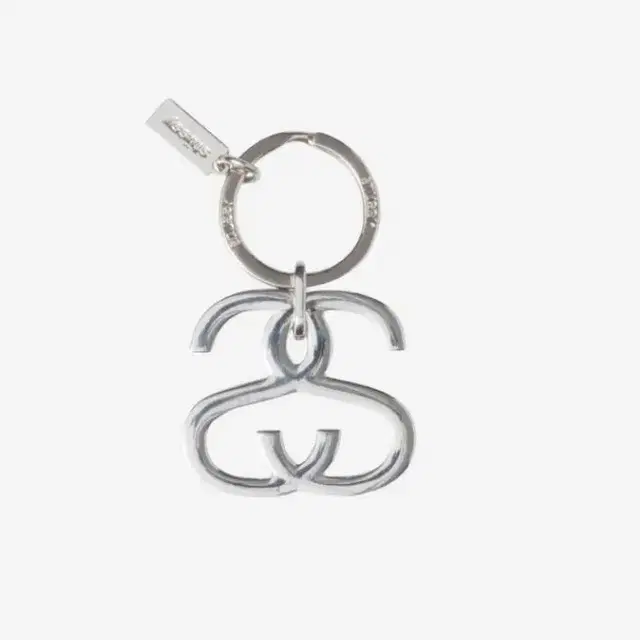 스투시 stussy SS link keychain silver138916