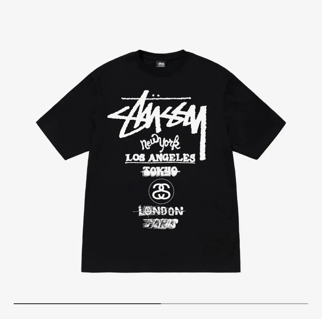 (Today Only)Stussy Tour T-Shirt Black S