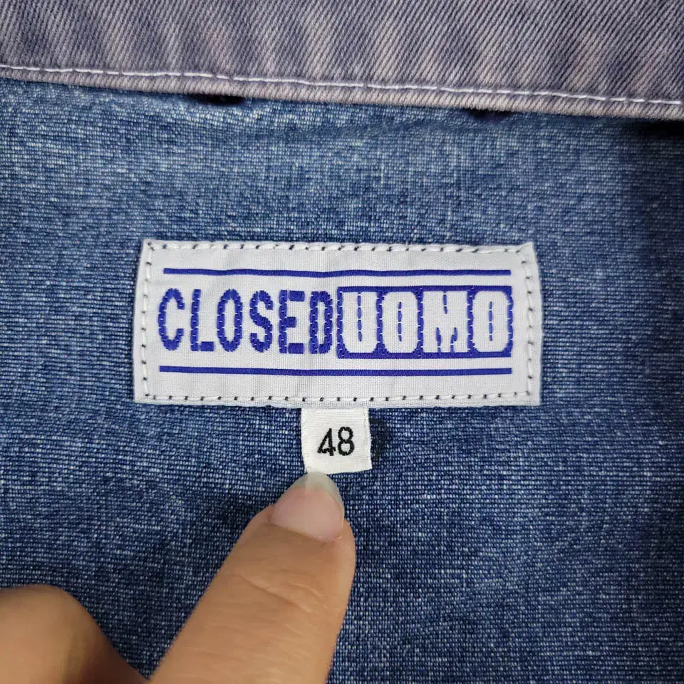 CLOSED UOMO 중청워싱 피그먼트 네이비 더블포켓 아메카지 워크웨어