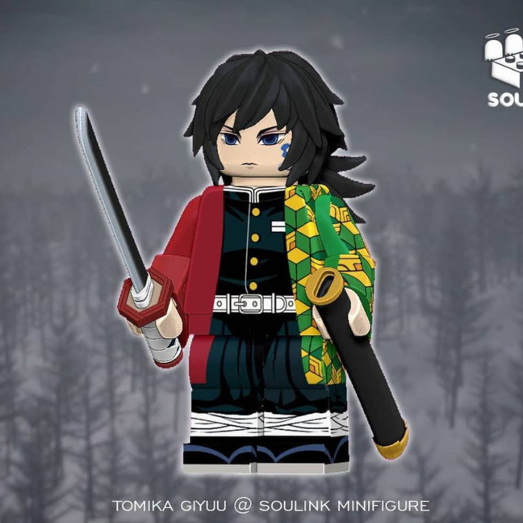 LEGO Custom Demon Slayer Soul Link Gyuyu #레고미니피규어,#커스텀