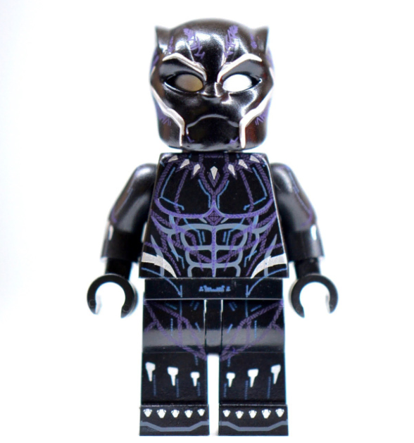 LEGO Custom Marvel Donuts Black Panther Endgame ver