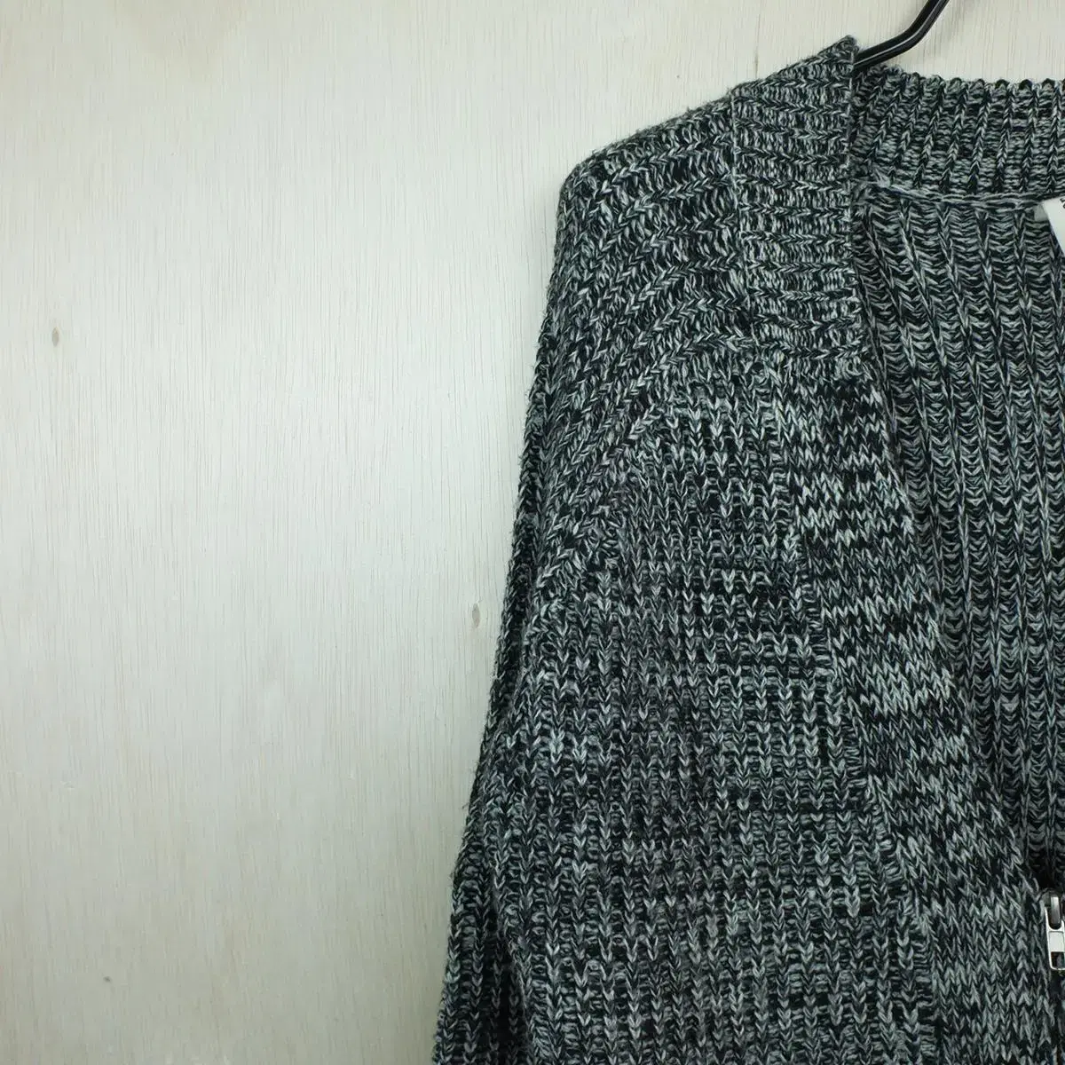 Herringbone  V-Neck Cardigan