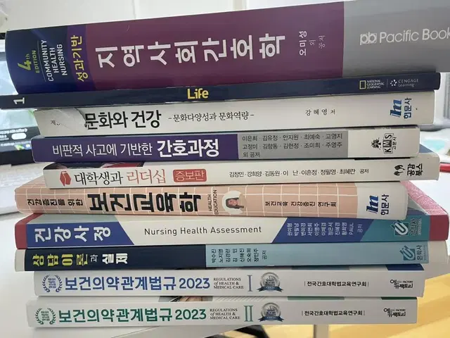 간호학과 전공, 교양책