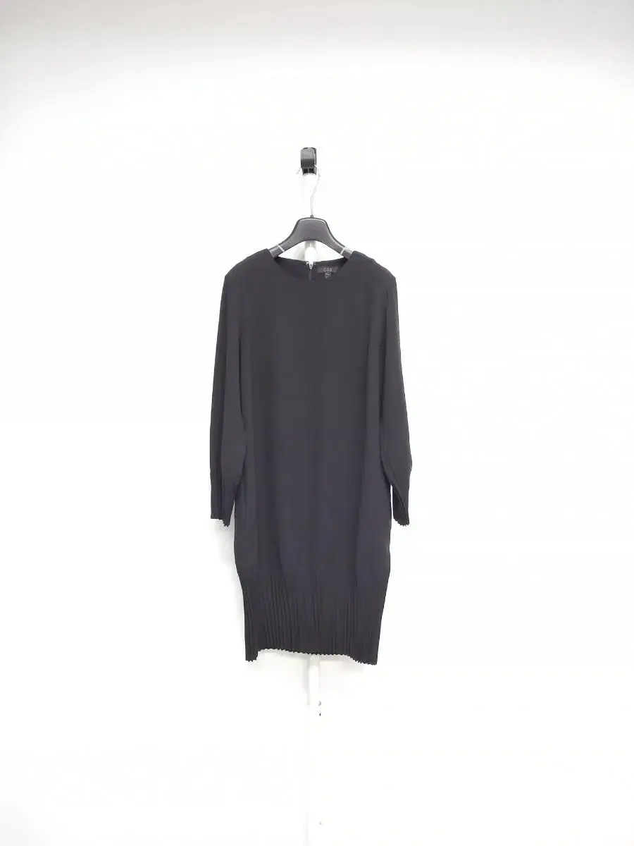 COS COS Spring and Autumn Chiffon Black ONEPIECE 55