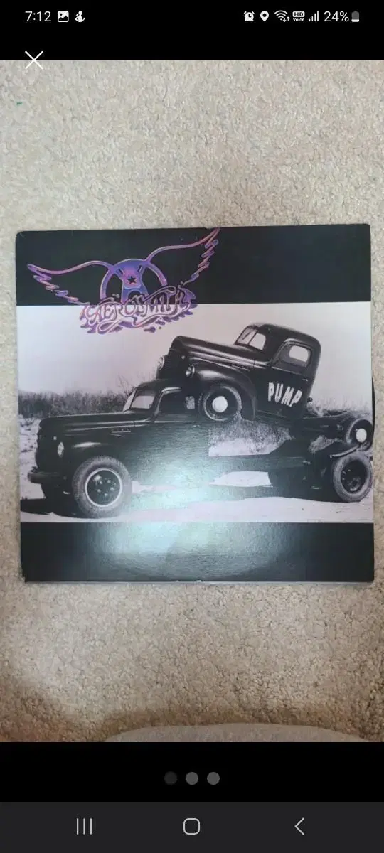 Aerosmith - Pump 백판 LP