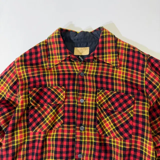 60s Vintage Check Shirts (kold_1538)