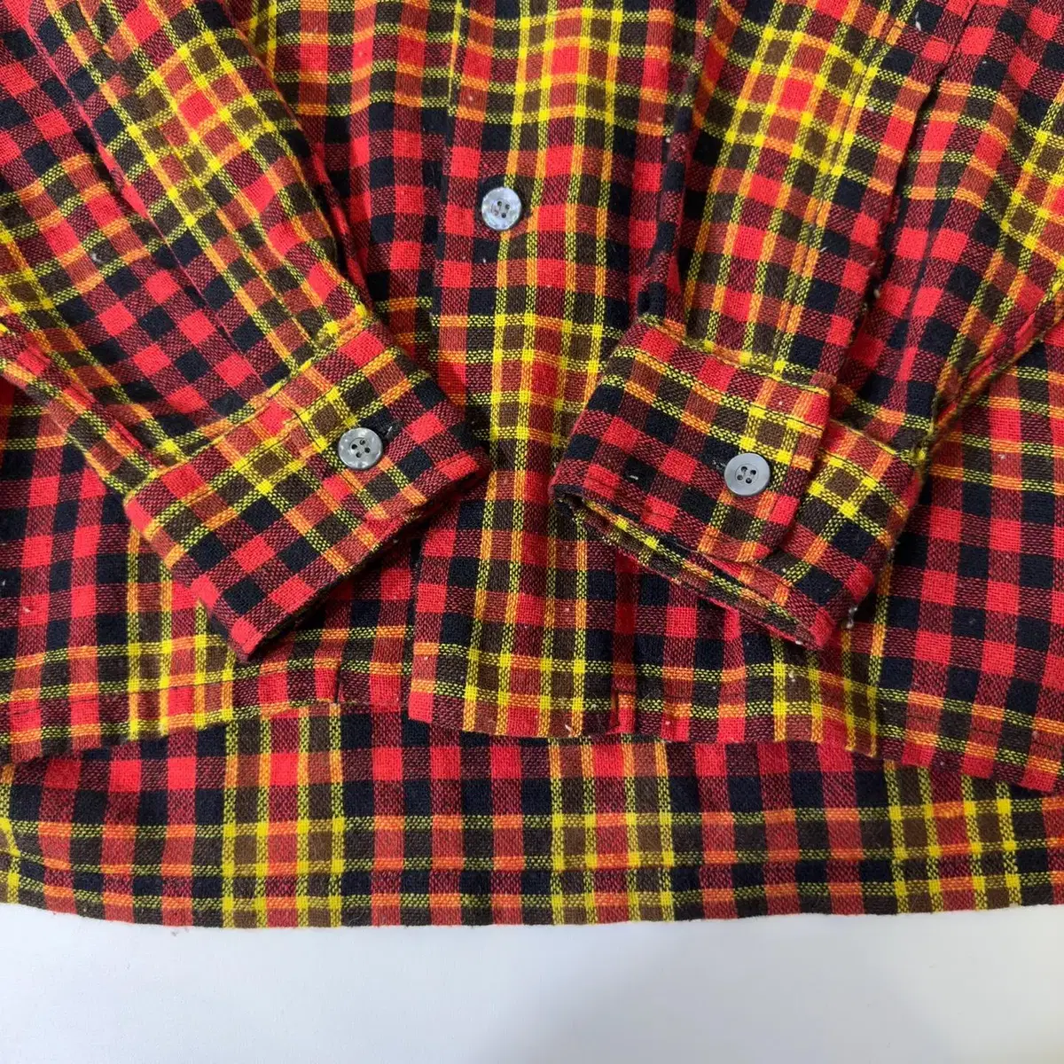 60s Vintage Check Shirts (kold_1538)