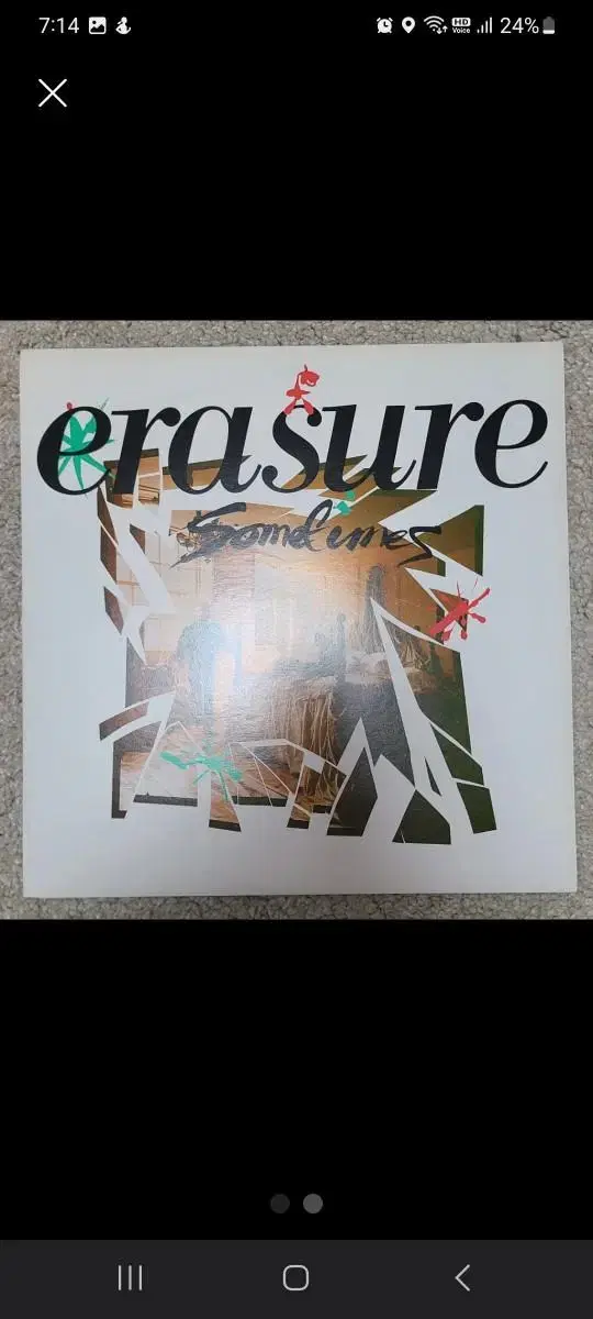 Erasure - Sonetimes 12인치 바이닐