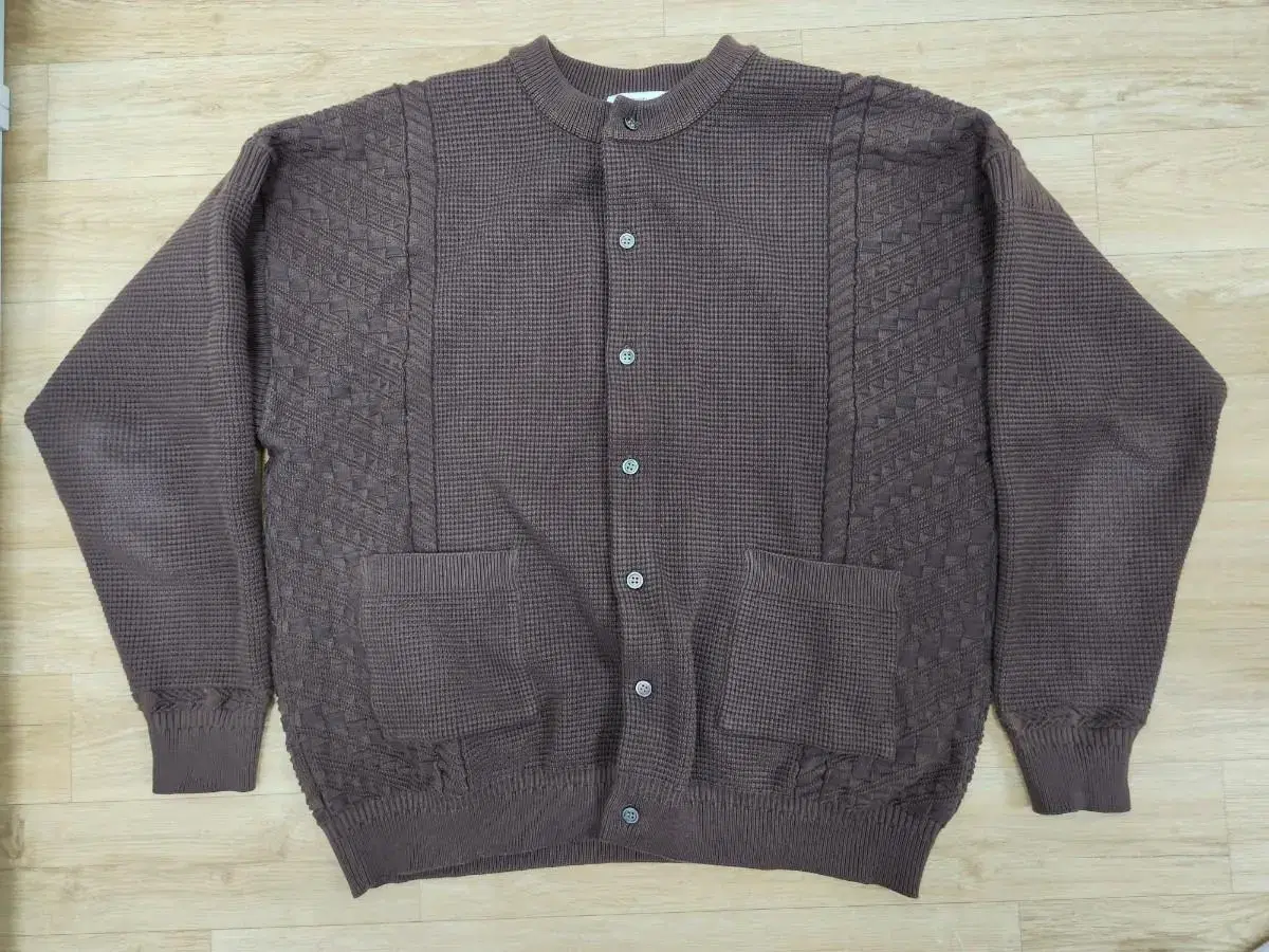 YASHIKI Cotton Cardigan Brown 2 sizes