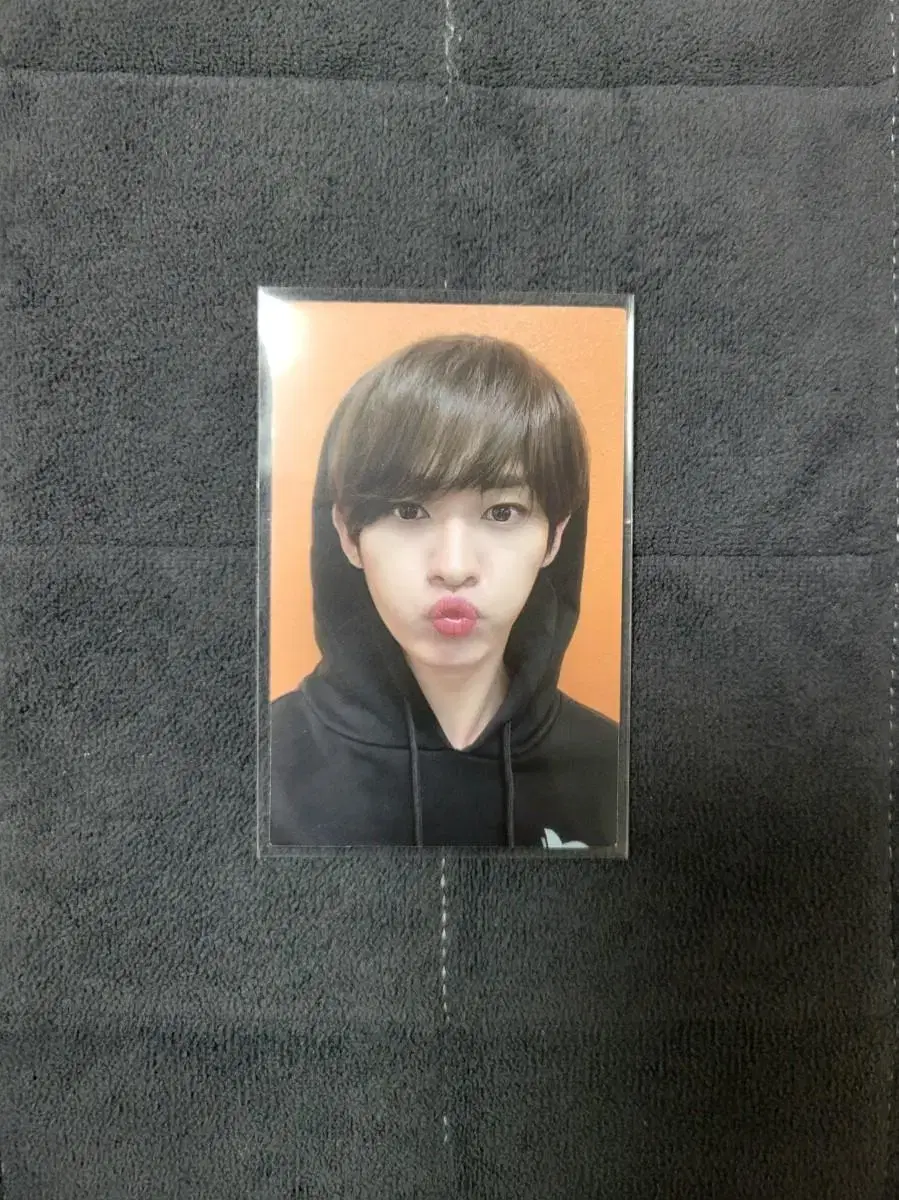 Skz lee know struggle double sided bun photocard