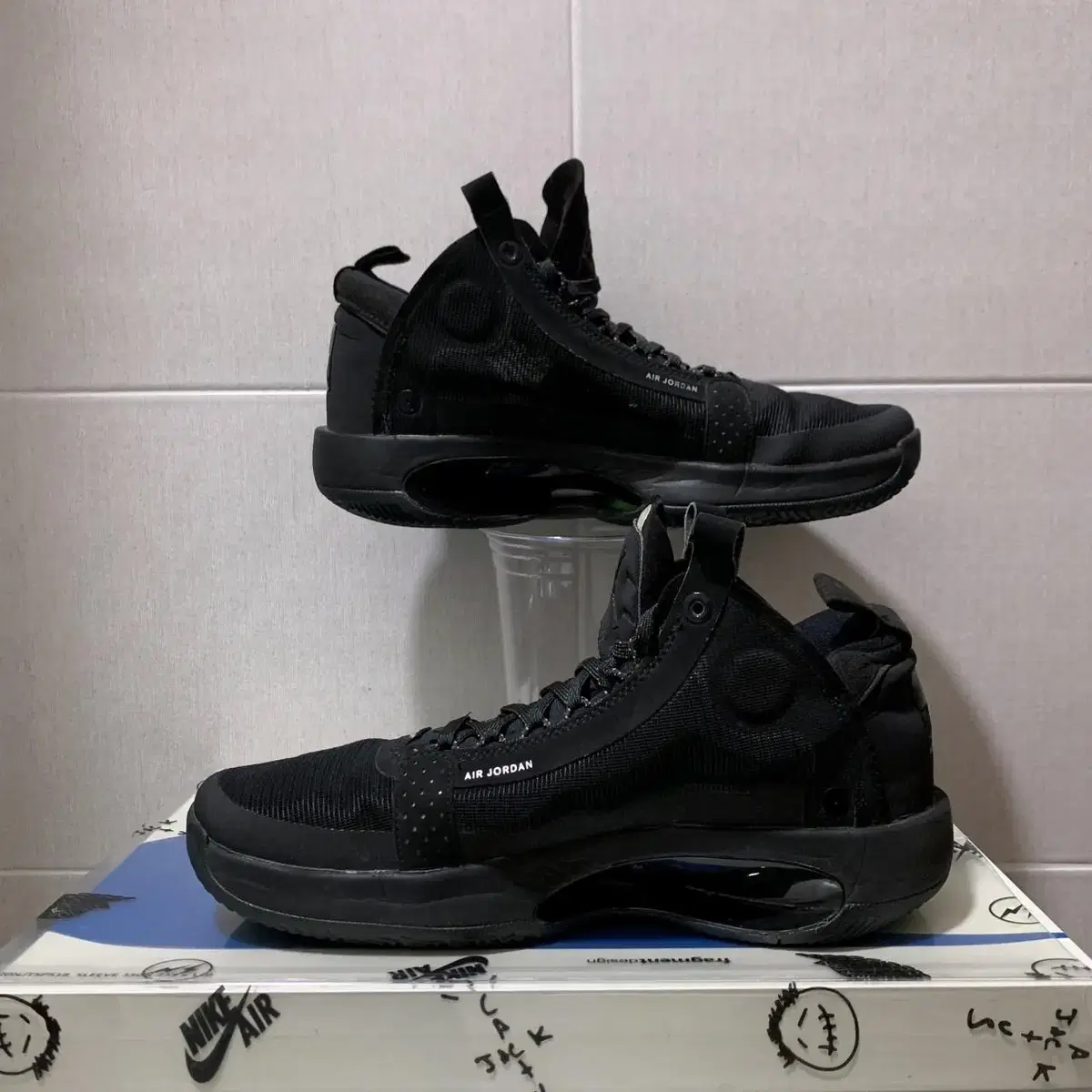 [250] NIKE JORDAN 나이키 에어조던34 블랙캣 (세탁완료)