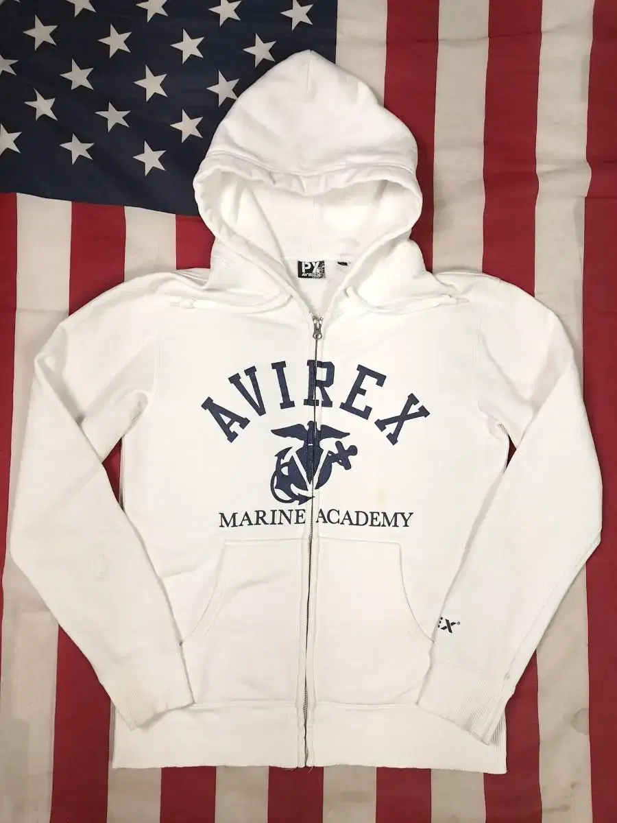 Original Avirex US Marine Corps Hoodie Zip Up