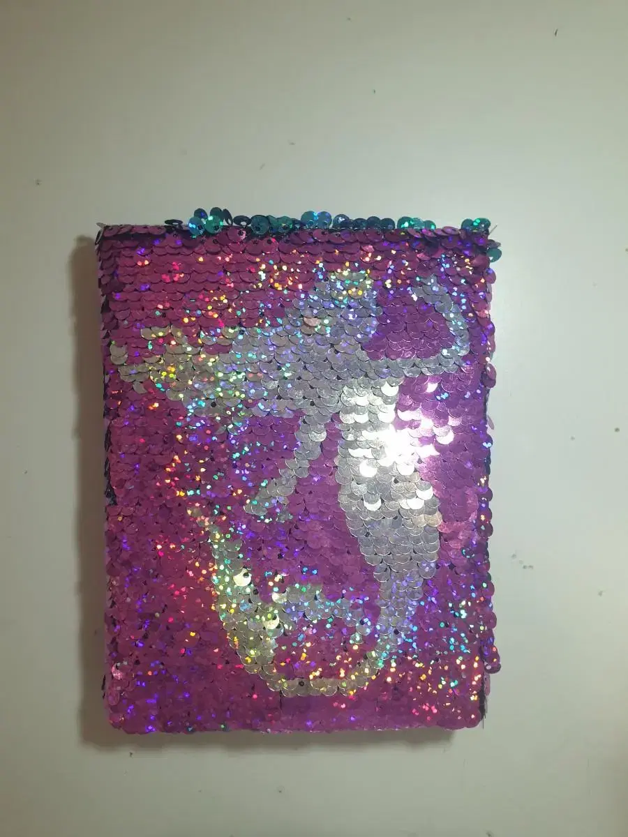 Glitter notebooks