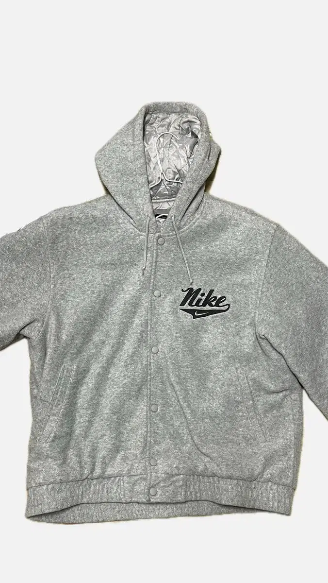 Vintage Nike Old School Swoosh Fleece Hoodie XL