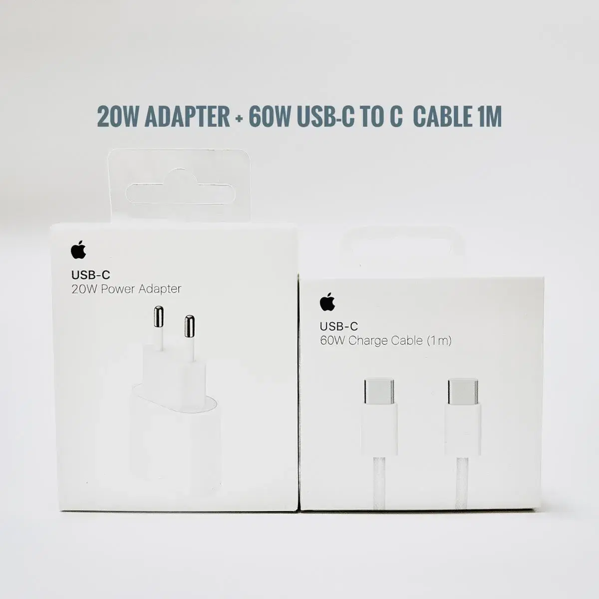 [1M 세트] 20W ADAPTER + 60W USB-C TO C 1M