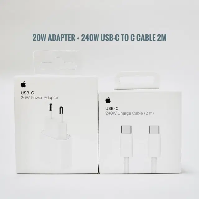 [2M 세트] 20W ADAPTER + 240W USB-C TO C 2M