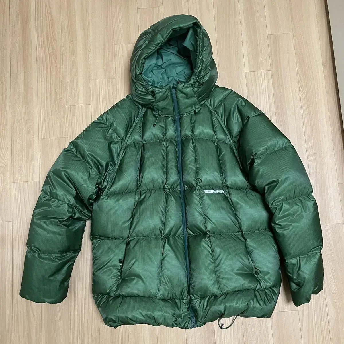 Yeseyesee Gridding Down Jacket Green L