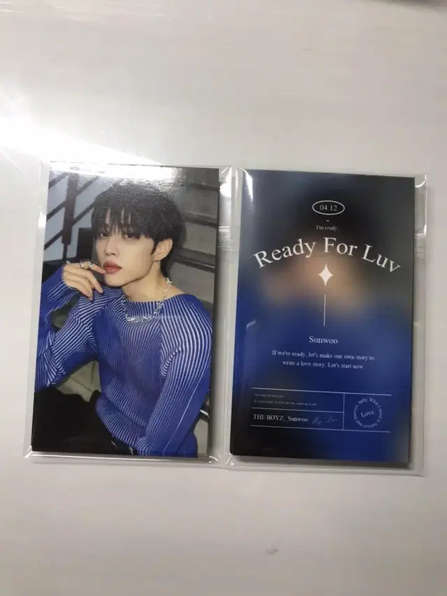 [4+1] 더보이즈 겹뎝뮤다 ready for luv 포카 선우 김선우