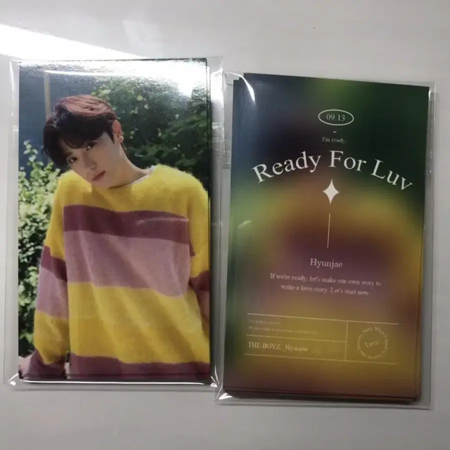 [4+1] 더보이즈 겹뎝뮤다 ready for luv 포카 현재 재현