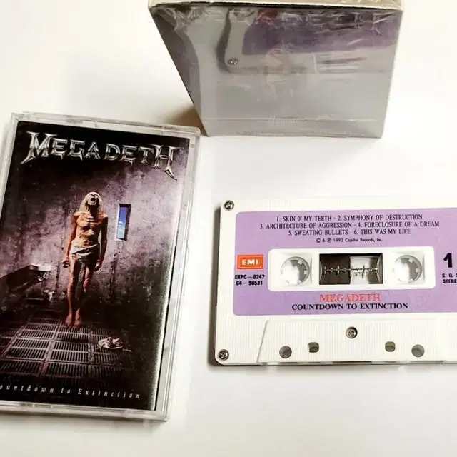 메가데스 Megadeth 카세트테이프