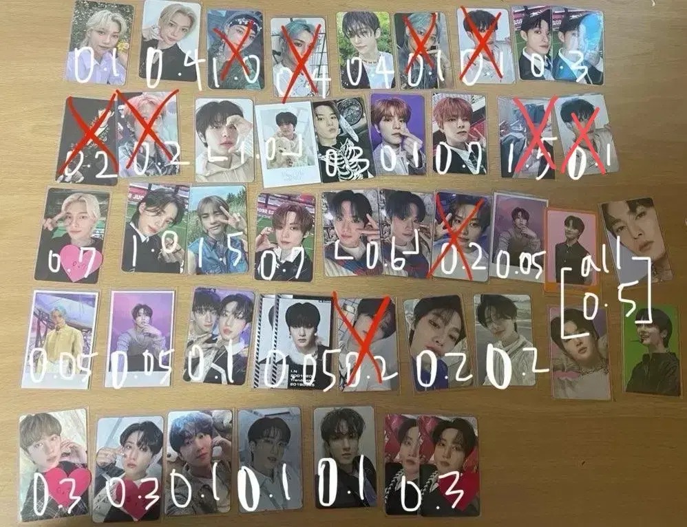 Straykids felix hyunjin lee know seungmin i.n changbin bang chan jisung photocard WTS