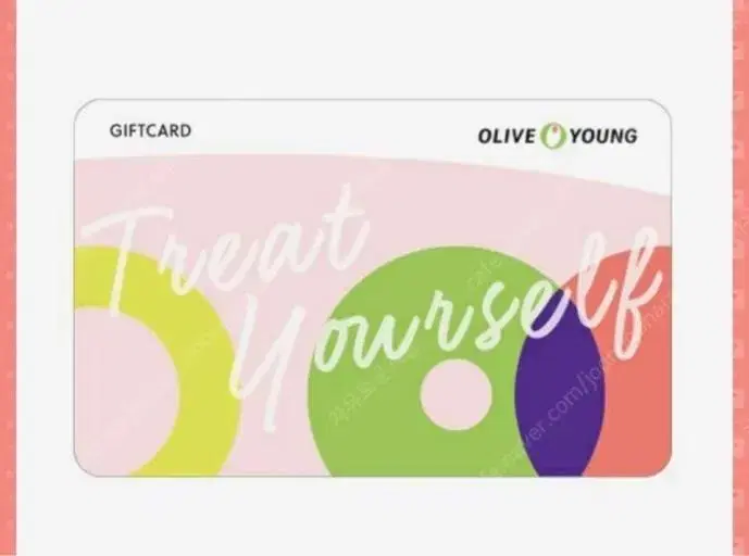 Olive Young 20,000 won gift card gift card