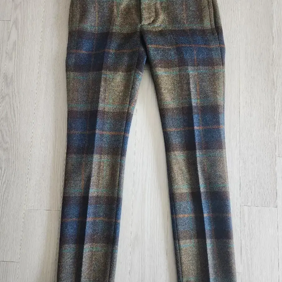 정품 디스퀘어드2 Tartan Check Wool Slim Pants