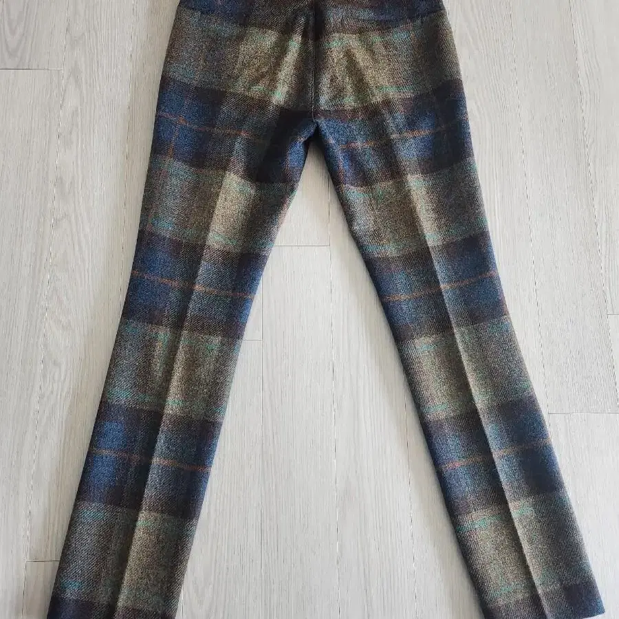 정품 디스퀘어드2 Tartan Check Wool Slim Pants