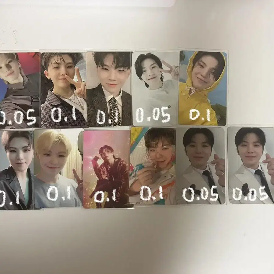 세븐틴 96즈 포카 팔아요(준휘,호시,원우,우지)