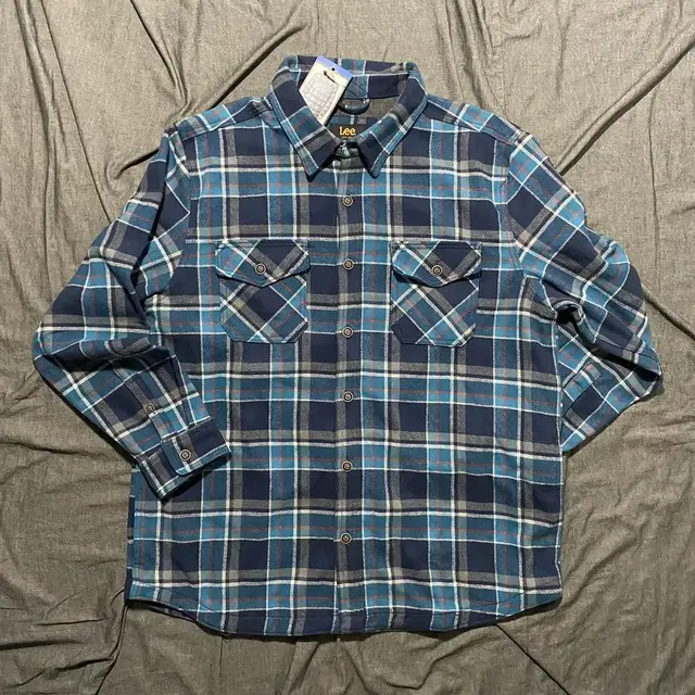 LEE Thick Flannel Shirts Jacket Sz L