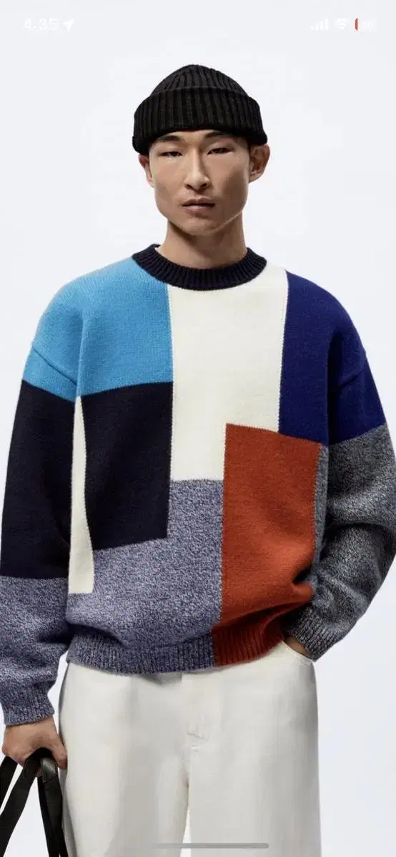 Zara StudiosNicole Johnson Colorblock Knit