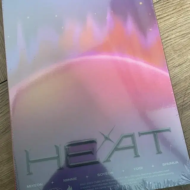 (여자)아이들 HEAT 앨범 미개봉