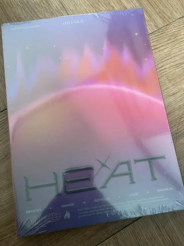 (여자)아이들 HEAT 앨범 미개봉