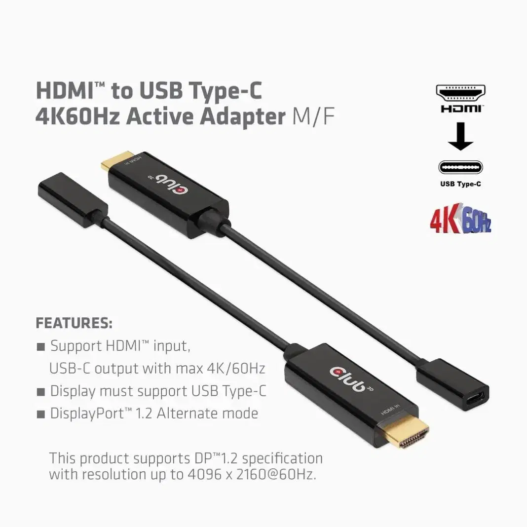 [새제품] 어렵게 구한 HDMI to USB-C 컨버터 팝니다 (4K 6