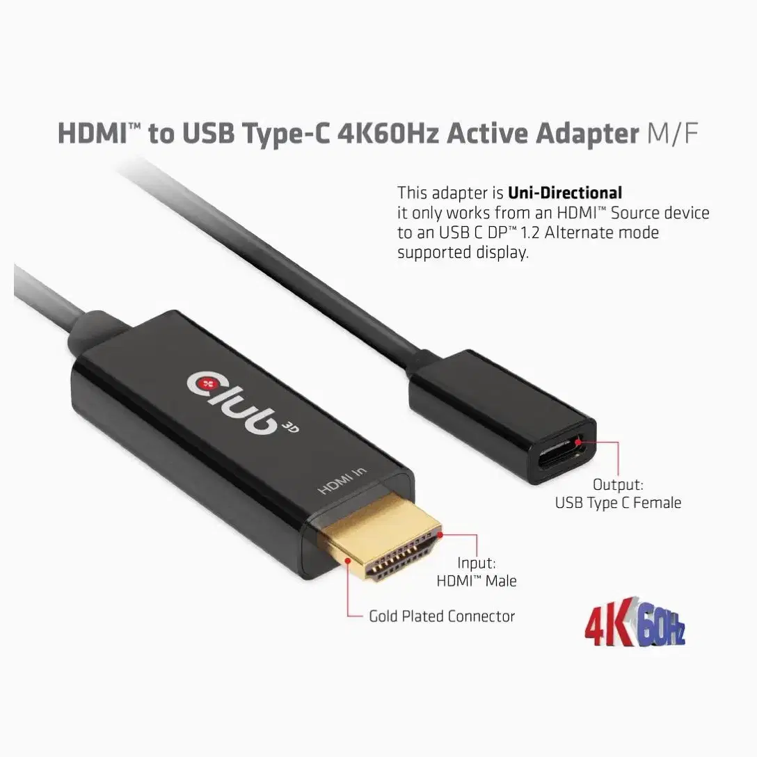 [새제품] 어렵게 구한 HDMI to USB-C 컨버터 팝니다 (4K 6