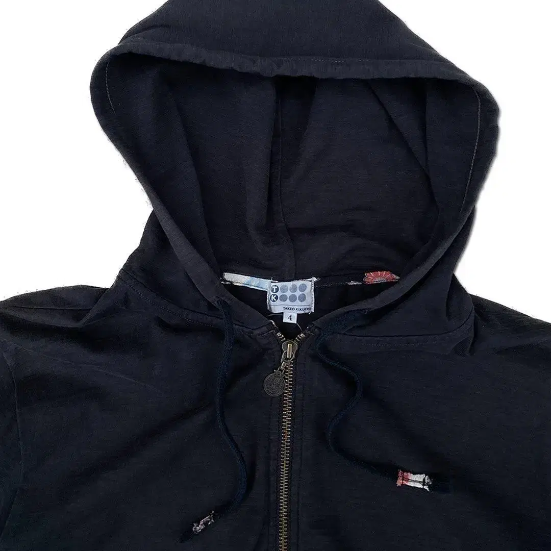 TAKEO KIKUCHI boro style Hooded zip-up