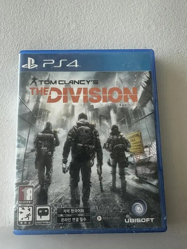 Ps4 톰클랜시의디비전Tom Clancy's The Division CD