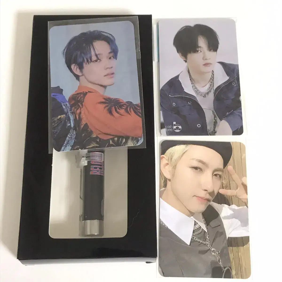 NCT Dream chenle Reload Cashbee, Projection Keyring Set, Rolled Version renjun Ang