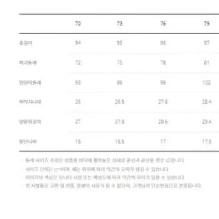 새상품)코오롱스포츠 여성 간절기 슬림 봄가을 청바지