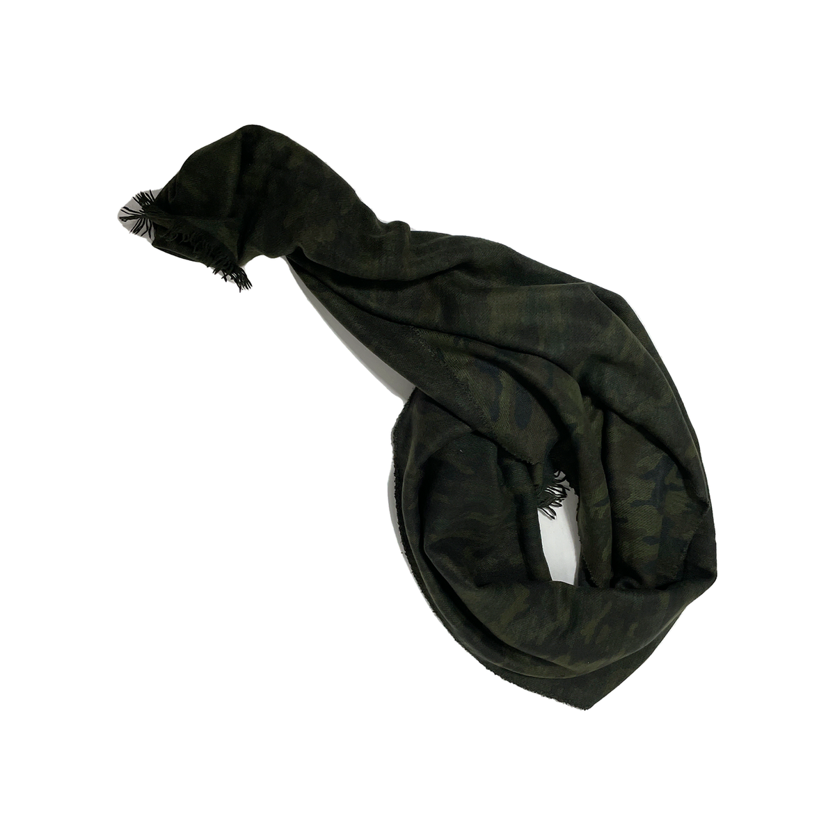 Veiled camoflague scarf 빈티지 카모플라쥬 베일 스카프