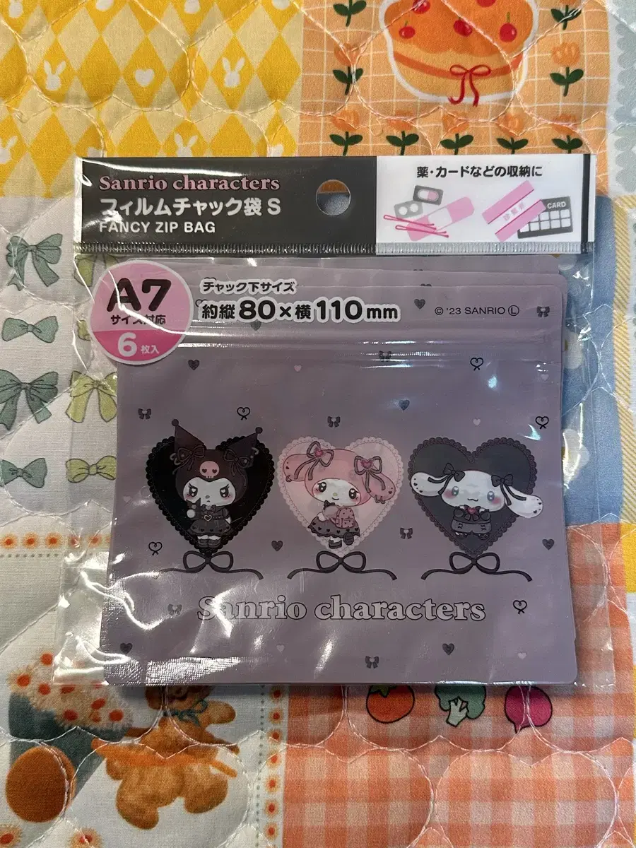 [Genuine Japan] Sanrio Sweet Party Zipper Bag (Kuromi, My Melody, Cinnamoroll)