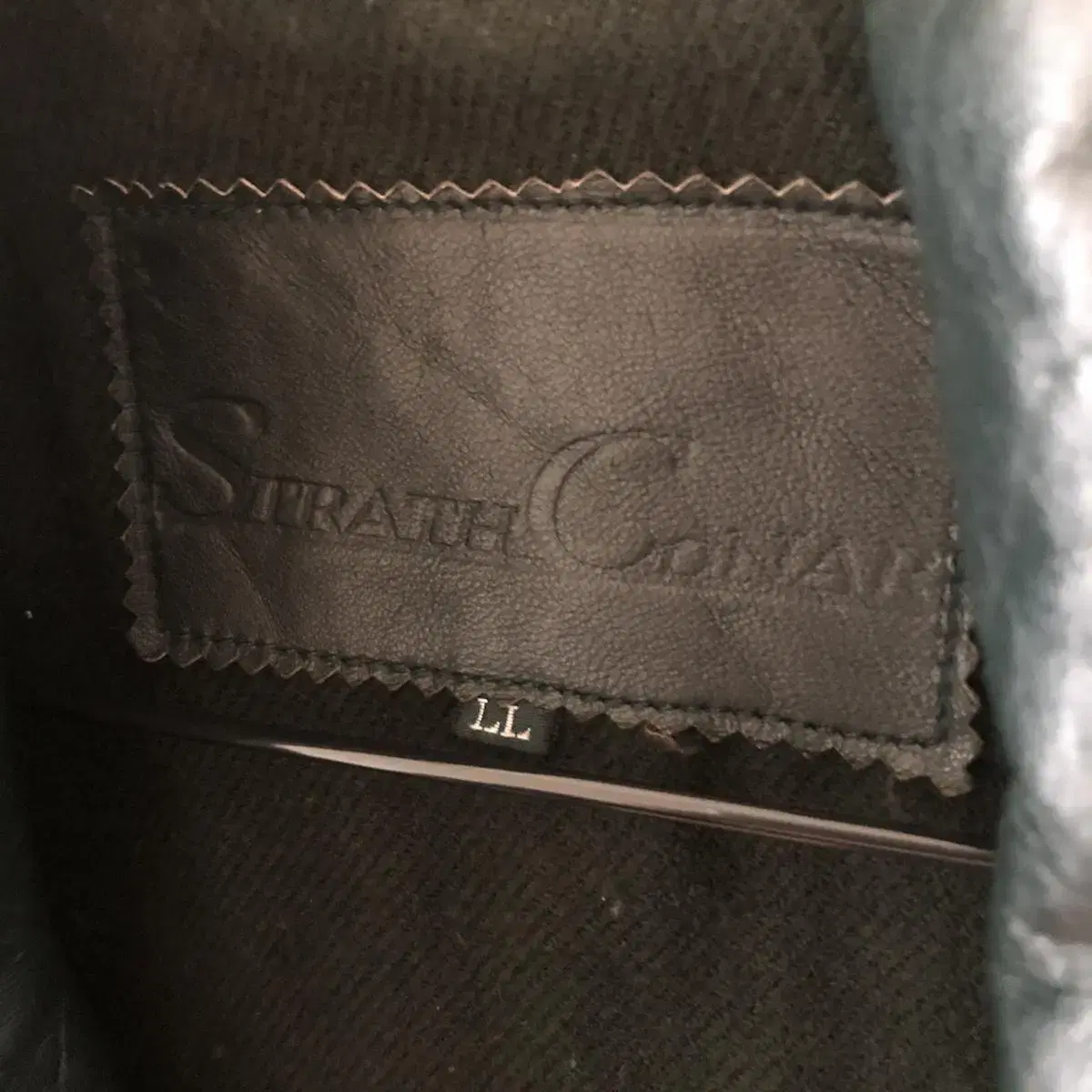 Vintage Strath Conar green leather jk