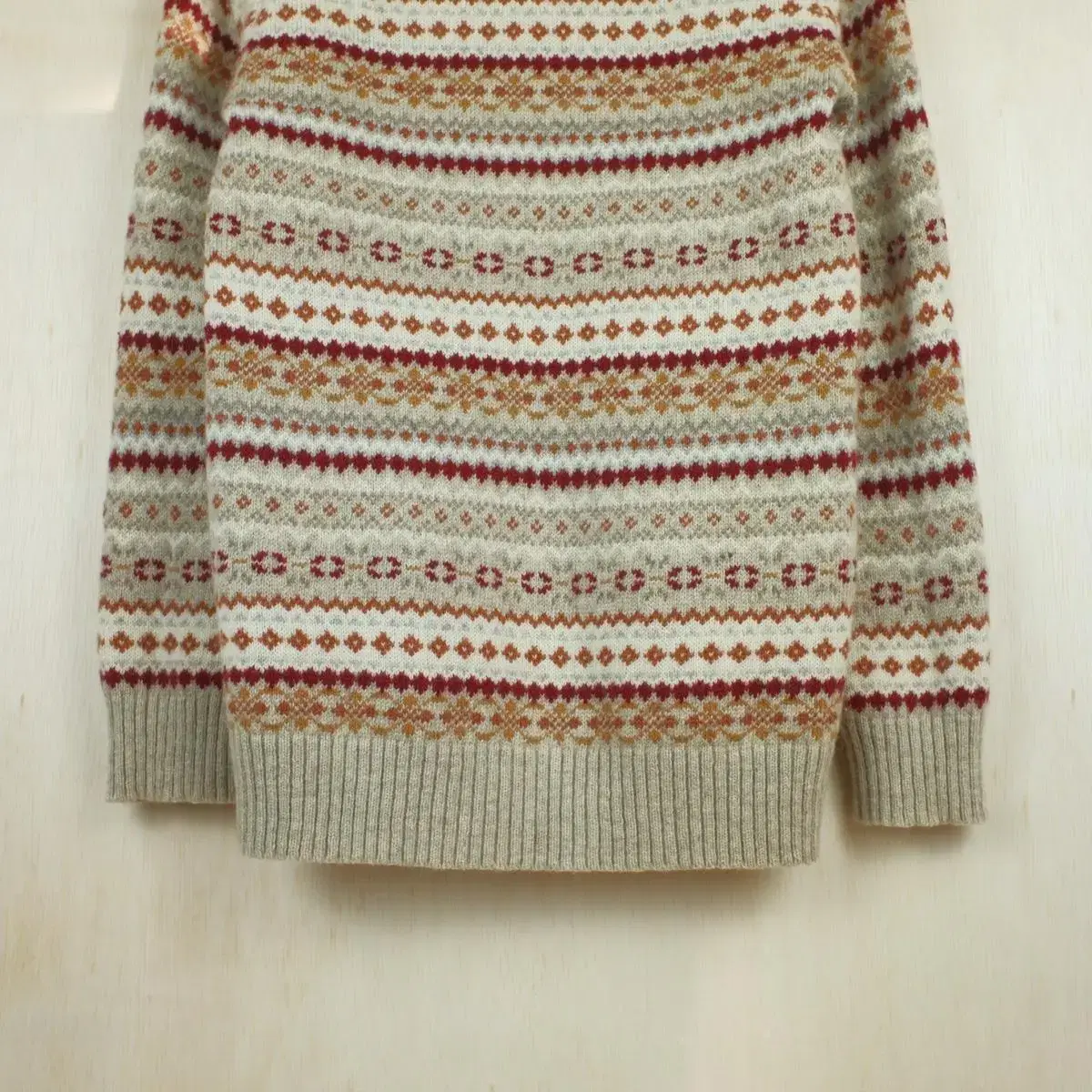 W)shawl collar Nordic Cardigan