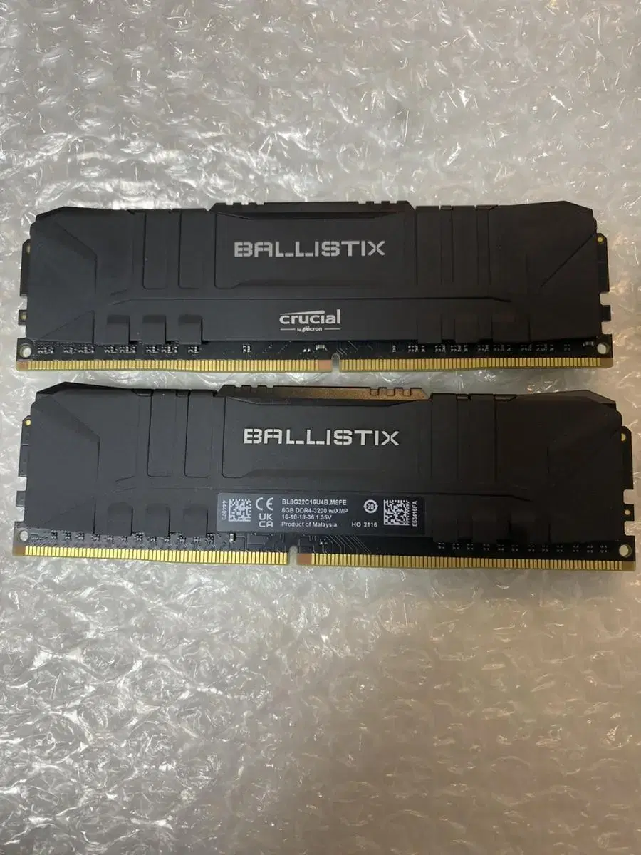 크루셜 발리스틱스 ddr4 램 8Gb*2개