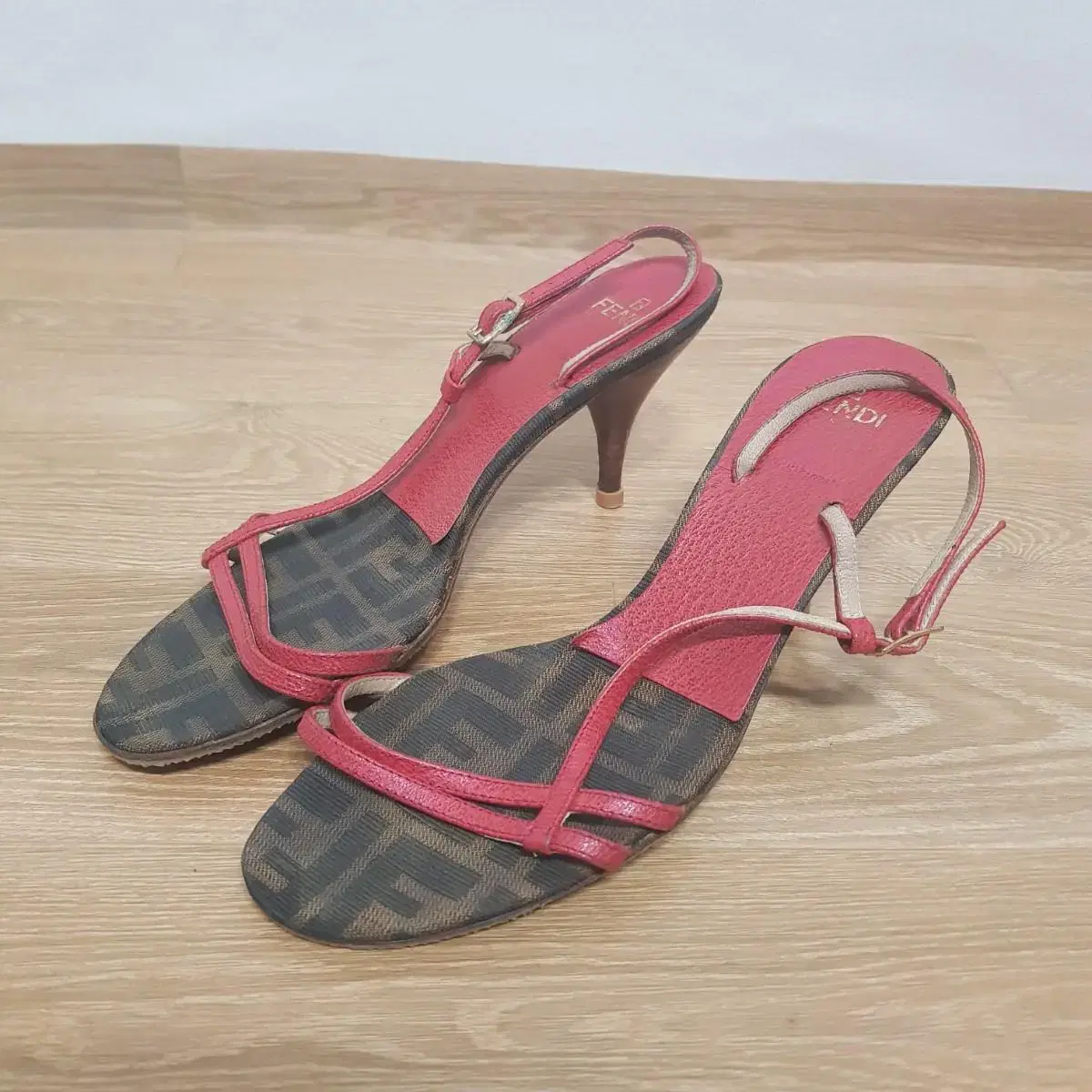 Fendi FF Pattern Sandals 37.5