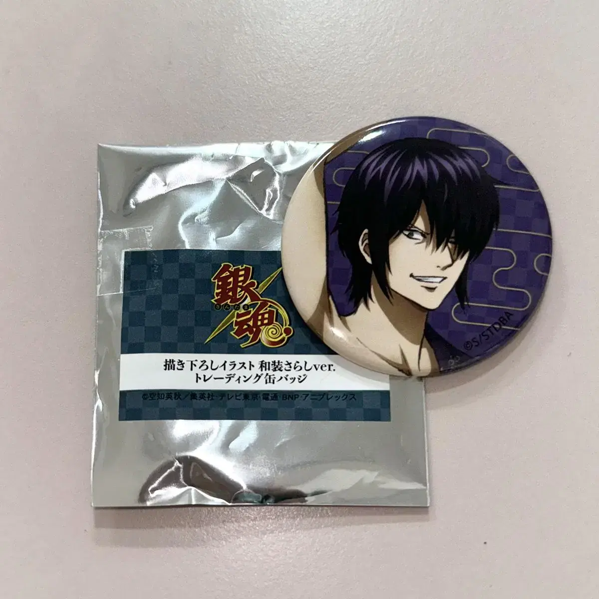 Gintama Random Can Badge Takasugi WTS