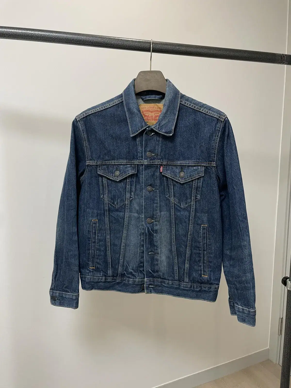 (S) Levi's 72334 Dark Blue Denim Tracker Jacket